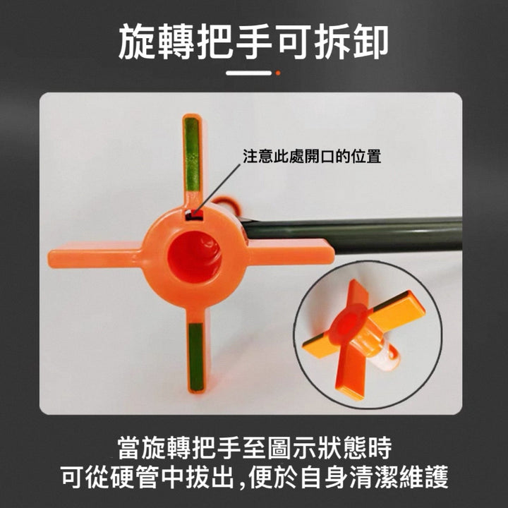 QANVEE 可伸縮魚缸換水器（中/大型缸適用）