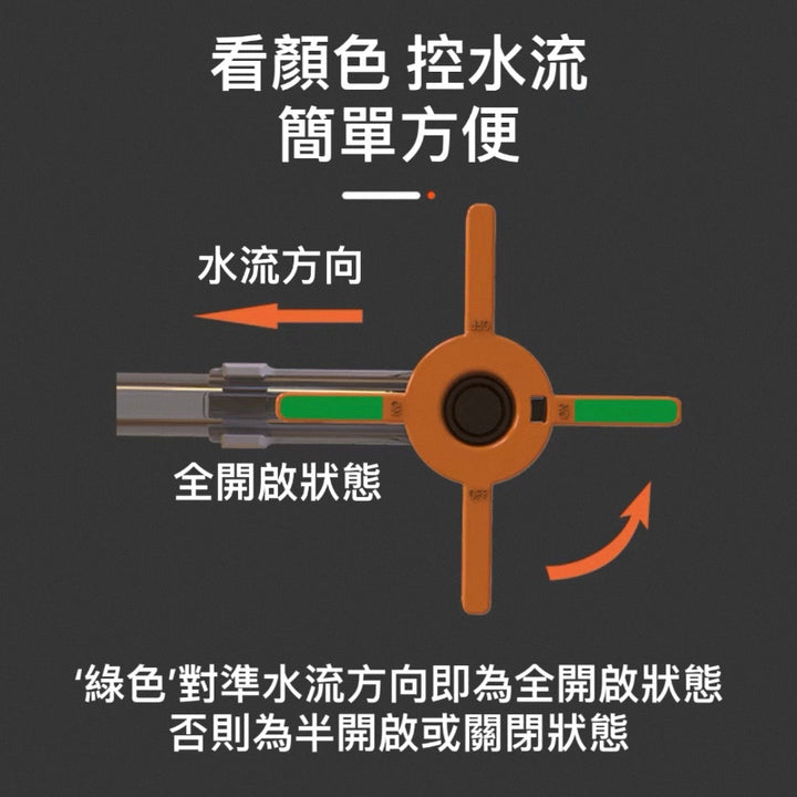 QANVEE 可伸縮魚缸換水器（中/大型缸適用）