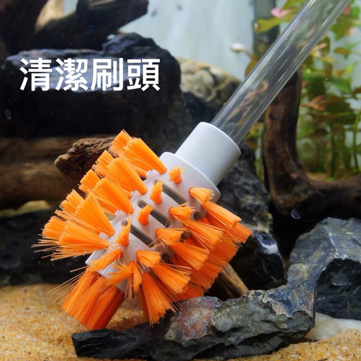 QANVEE 可伸縮魚缸換水器（中/大型缸適用）