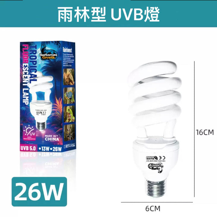UVB燈 5.0（雨林類爬蟲適用）