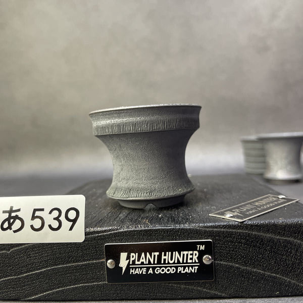 あ539 SS 羽灰釉 HAND Made 植木鉢 陶器 検（アガベパキプス 姫帝天 黒火 factory 塊根植物 カタチ製作所 invisible raw factory n1211500853