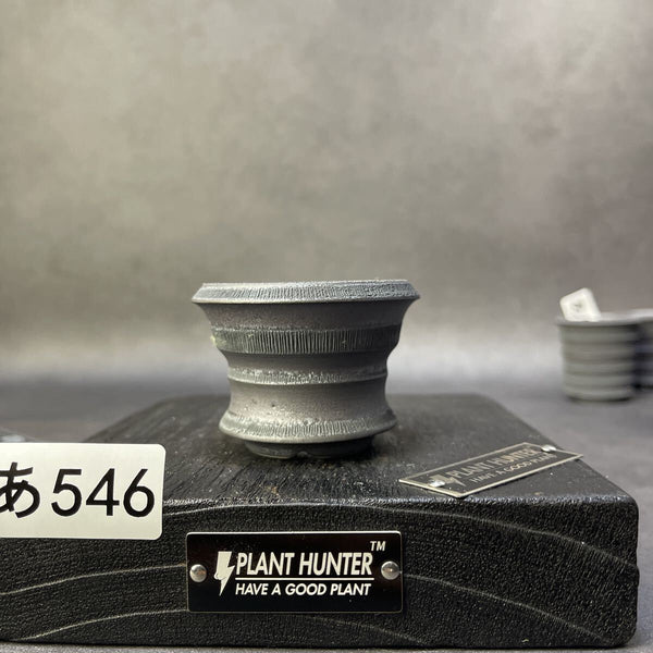 あ546 SS 羽灰釉 HAND Made 植木鉢 陶器 検（アガベパキプス 姫帝天 黒火 factory 塊根植物 カタチ製作所 invisible raw factory r1211501806