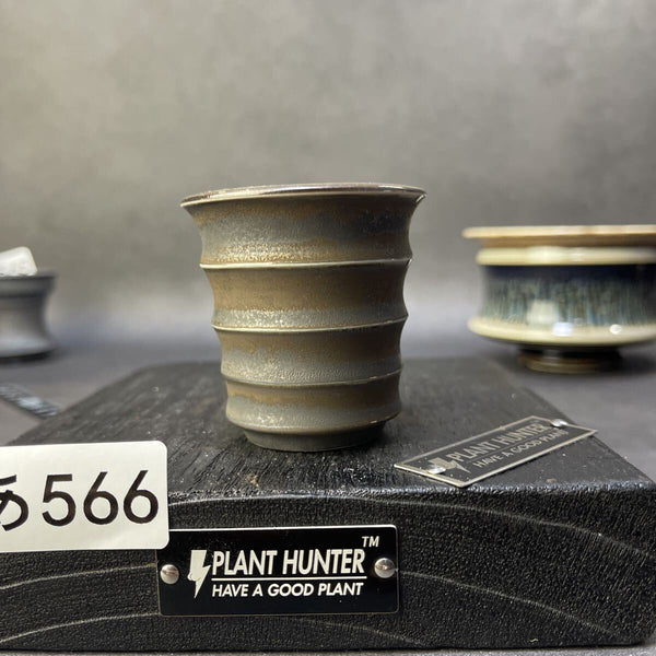 あ566 SS HAND Made 植木鉢 陶器 検（アガベパキプス 姫帝天 黒火 factory 塊根植物 カタチ製作所 invisible raw factory w1211504805