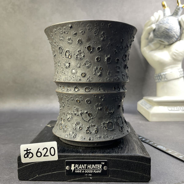 あ620 L 月面爆裂釉 HAND Made 植木鉢 陶器検（アガベ パキプス 姫巌竜 帝釈天 黒火焔 factory SRL カタチ製作所 グラキリス c1211659443