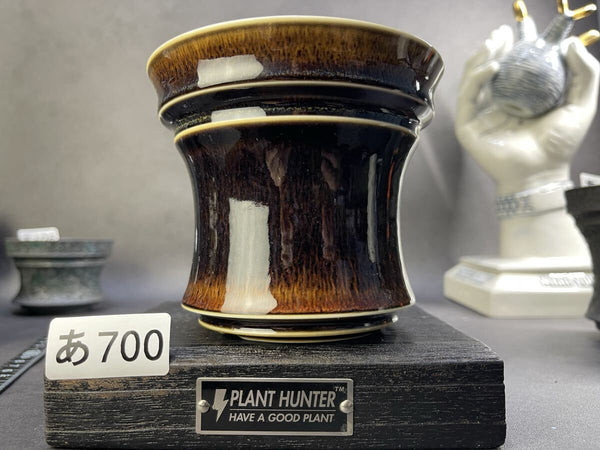 あ700 焦灯の盞 HAND Made 魔界牙 植木鉢 陶器検（アガベ パキプス 姫巌竜 帝釈天 黒火焔 factory SRL カタチ製作所 グラキリス o1211798387