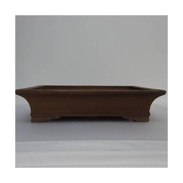 中古盆栽鉢 常滑 銭号 大型 長辺 約47cm 長方鉢 泥物 中古鉢 q1198411041