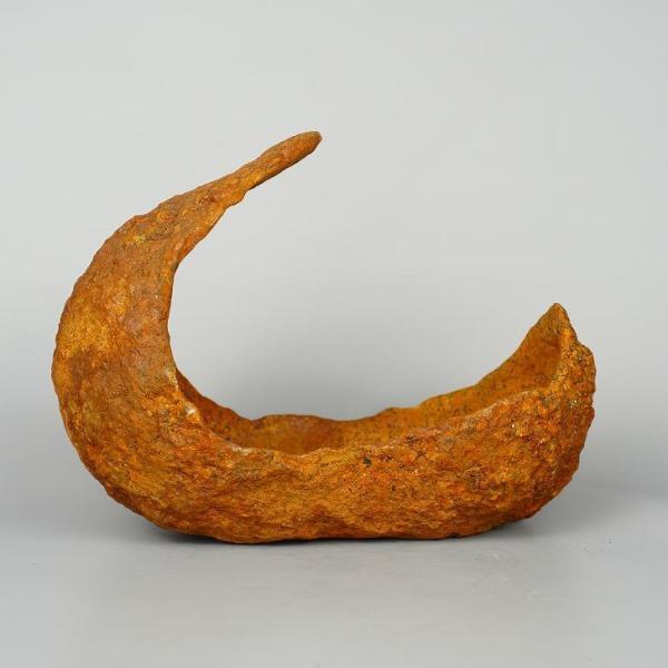 中古盆栽鉢 鞍馬石 小型 長辺 約 19.5cm くらまいし クラマイシ  中古鉢 v1198438471