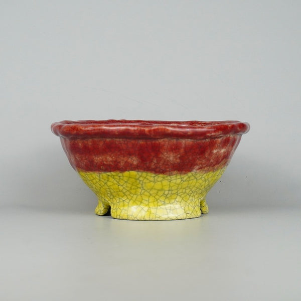 盆栽鉢 てるみ 越前文山 小型 長辺 約16cm 鯖江園芸 丸鉢 釉薬 観賞用  新品 s1198413084