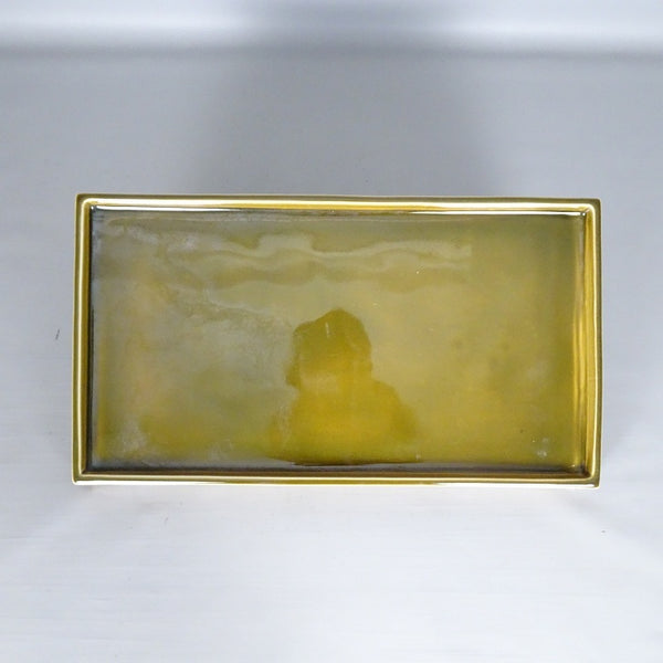 中古水盤 壽悦 大型 長辺 約55.6cm 長方 寿悦 鉢 水石 盆栽 花器  中古 k1198409623