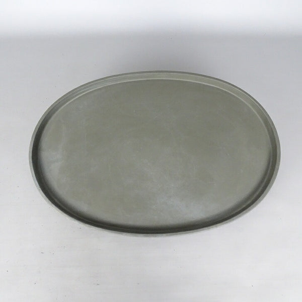 中古 水盤 水庄園 中型 長辺 約45.9cm 楕円 鉢 水石 盆栽 花器  中古 f1198410679