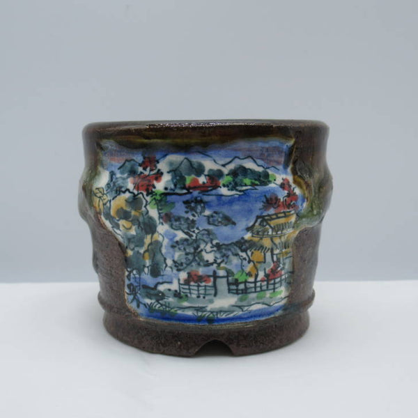 陶翠 盆栽鉢 丸鉢 落款  新品 n1198412909