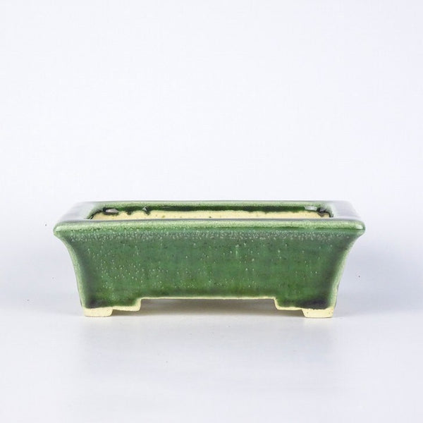 人廣 作陶門人廣 長方鉢 釉薬 盆栽鉢  新品 r1198405924
