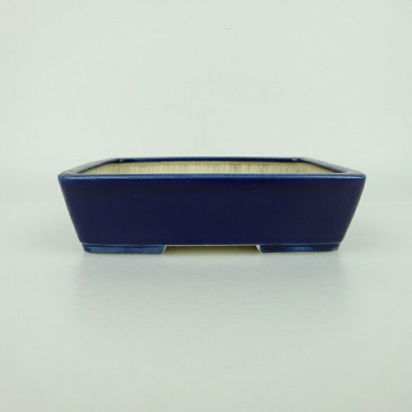 盆栽鉢 青香 小型 長辺 約14.8cm 長方鉢 釉薬 d1198421094