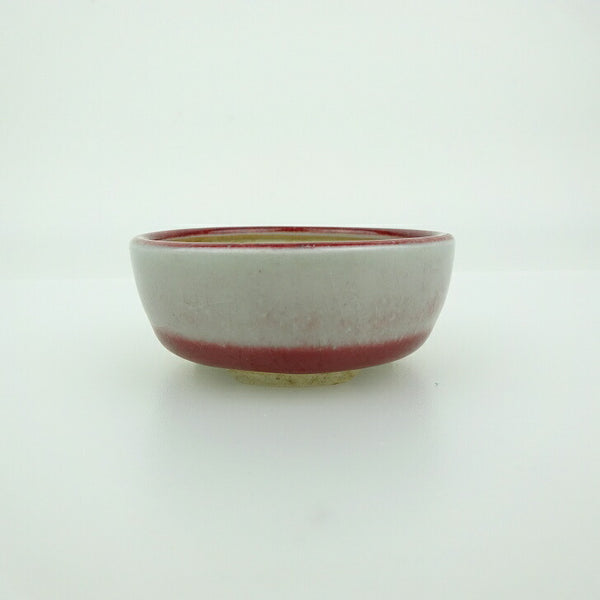 盆栽鉢 青香 小鉢 長辺 約6cm 丸鉢 釉薬 v1198432594