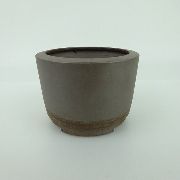中古 盆栽鉢 常滑 英明 小鉢 長辺 約7.8cm 丸鉢 泥物  中古鉢 p1198416136