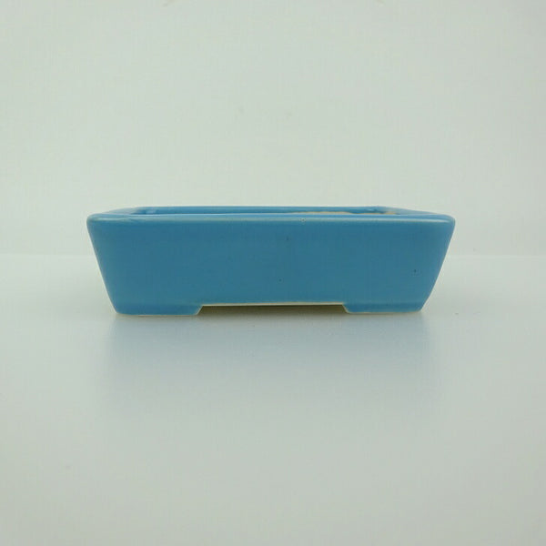 盆栽鉢 青香 小鉢 長辺 約9.2cm 長方鉢 釉薬 e1198412631