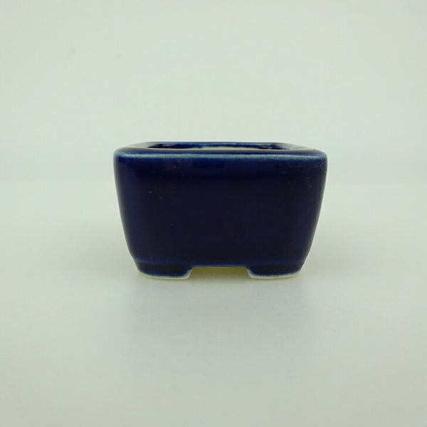 盆栽鉢 青香 豆鉢 長辺 約4.5cm 正方鉢 釉薬 v1198442116