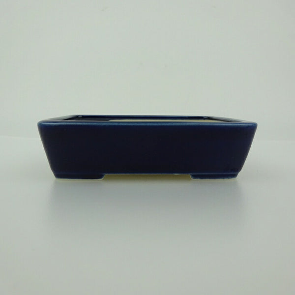 盆栽鉢 青香 小鉢 長辺 約9.3cm 長方鉢 釉薬 w1198409386