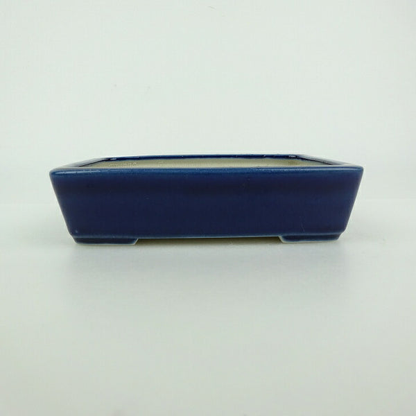 盆栽鉢 青香 小型 長辺 約12cm 長方鉢 釉薬 f1198409833
