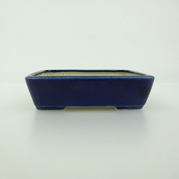 盆栽鉢 青香 小鉢 長辺 約9.3cm 長方鉢 釉薬 t1198406190