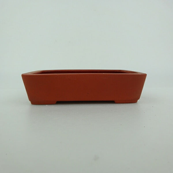 盆栽鉢 青香 小型 長辺 約11.6cm 長方鉢 泥物 o1198422380