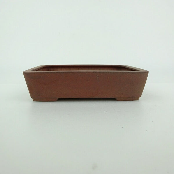 盆栽鉢 青香 小型 長辺 約11.6cm 長方鉢 泥物 w1198415251