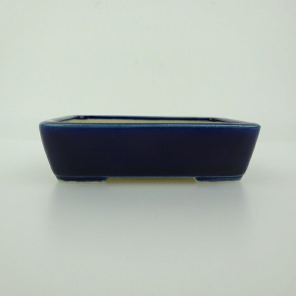 盆栽鉢 青香 小鉢 長辺 約9.3cm 長方鉢 釉薬 q1198417265