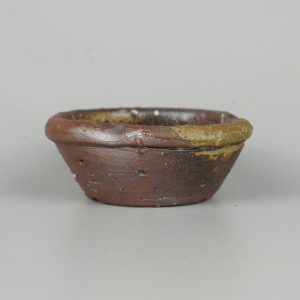 盆栽鉢 光 小鉢 長辺 約8.2cm 変形 丸鉢  新品 q1198411939