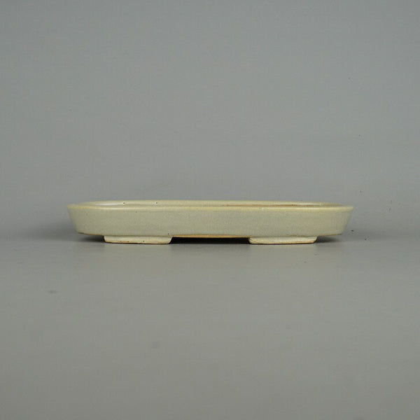 盆栽鉢 常滑 柴勝 小型 長辺 約20cm 楕円鉢 釉薬  新品 s1198413783