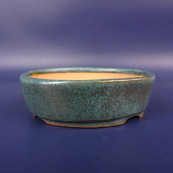 盆栽鉢 和心 小鉢 長辺 約9.2cm 楕円鉢 釉薬  新品 1198406413