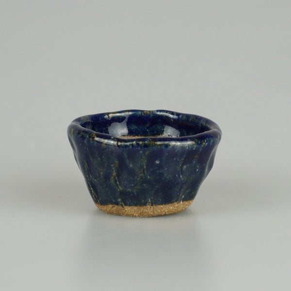 盆栽鉢 呂山 小鉢 長辺 約 6.3cm 丸鉢 釉薬  新品 1198406819