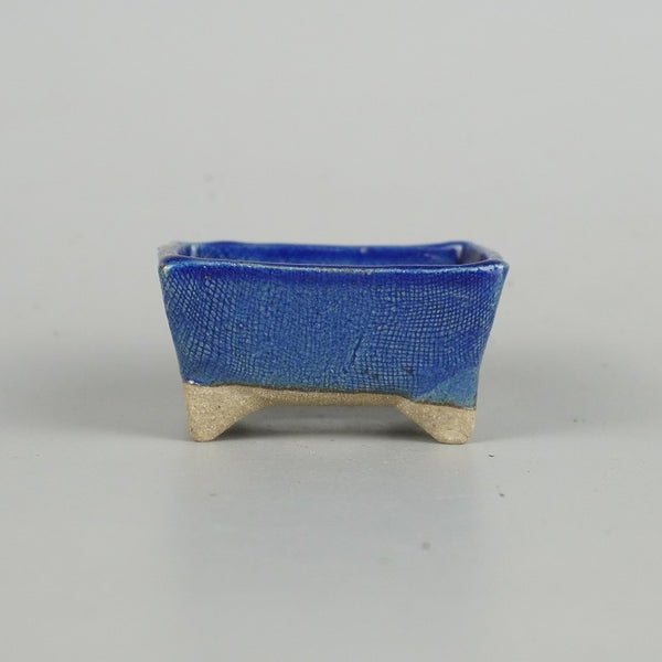 盆栽鉢 ゆうき祥石 小鉢 長辺 約6.2cm 長方鉢 釉薬  新品 c1198408734