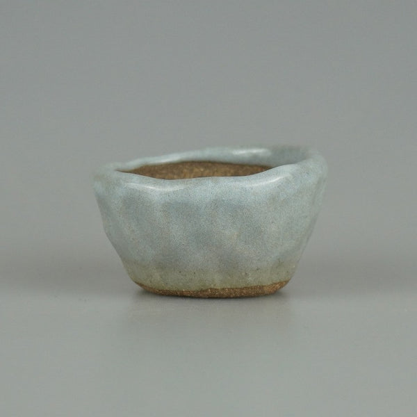 盆栽鉢 呂山 小鉢 長辺 約6.3cm 丸鉢 釉薬  新品 b1198414499