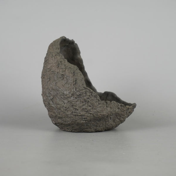 盆栽鉢 光 小型 長辺 約 14cm クラマ風鉢 泥物  新品 e1198414616