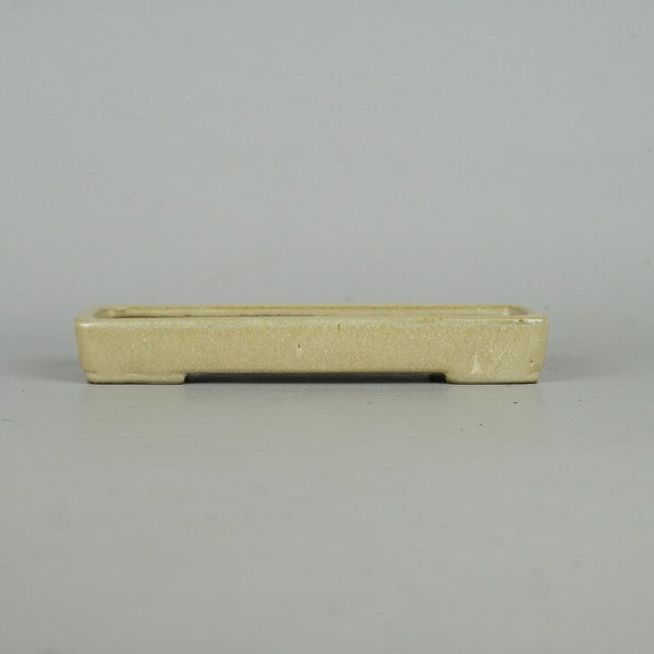 盆栽鉢 常滑 柴勝 小型 長辺 約 16cm 長方鉢 釉薬  新品 v1198442005
