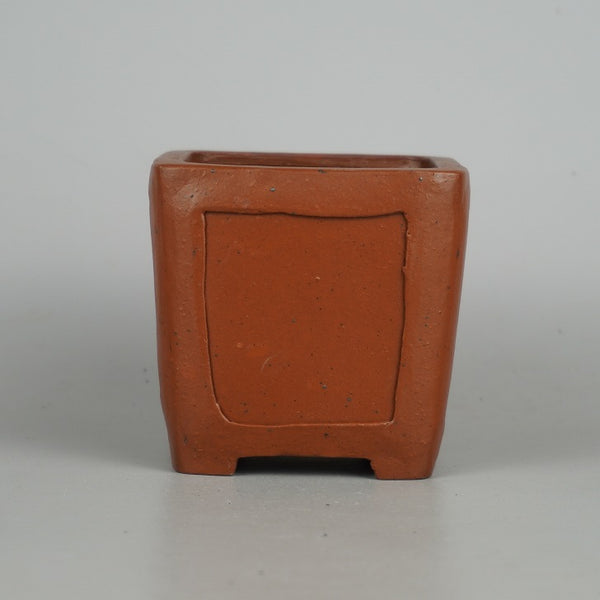 盆栽鉢 常滑 柴勝 小鉢 長辺 約8.2cm 正方鉢 額入 泥物  新品 e1198415908