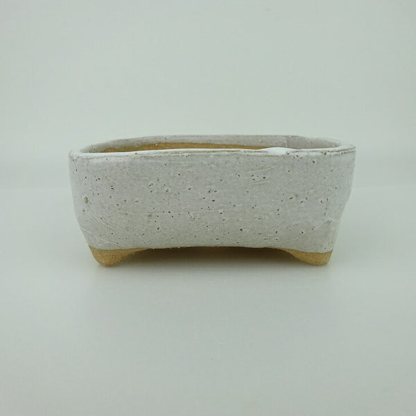 盆栽鉢 ゆうき祥石 小型 長辺 約 12.2cm 正方鉢 釉薬 観賞用  新品 r1198401797