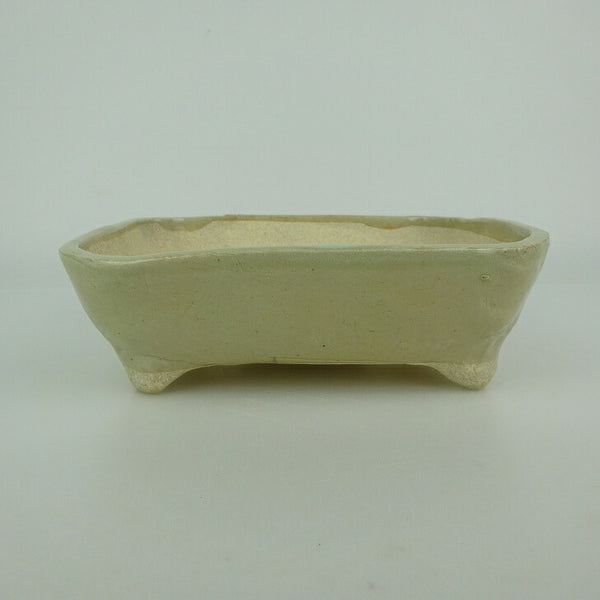 盆栽鉢 ゆうき祥石 小型 長辺 約 16.5cm 長方鉢 釉薬 観賞用  新品 f1198411223