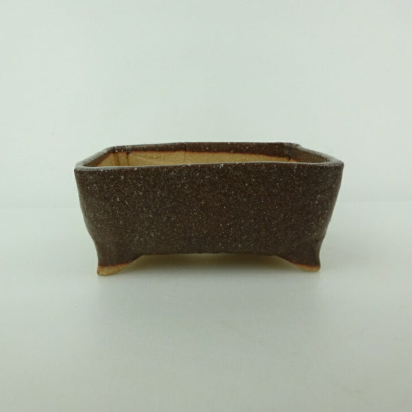 盆栽鉢 ゆうき祥石 小型 長辺 約 13cm 長方鉢 釉薬 観賞用  新品 c1198406794