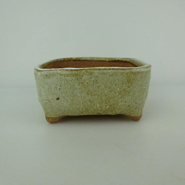 盆栽鉢 ゆうき祥石 小型 長辺 約 12cm 正方鉢 釉薬 観賞用  新品 t1198410064