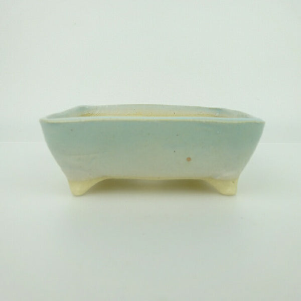 盆栽鉢 ゆうき祥石 小型 長辺 約 10.8cm 長方鉢 釉薬  新品 o1198422742