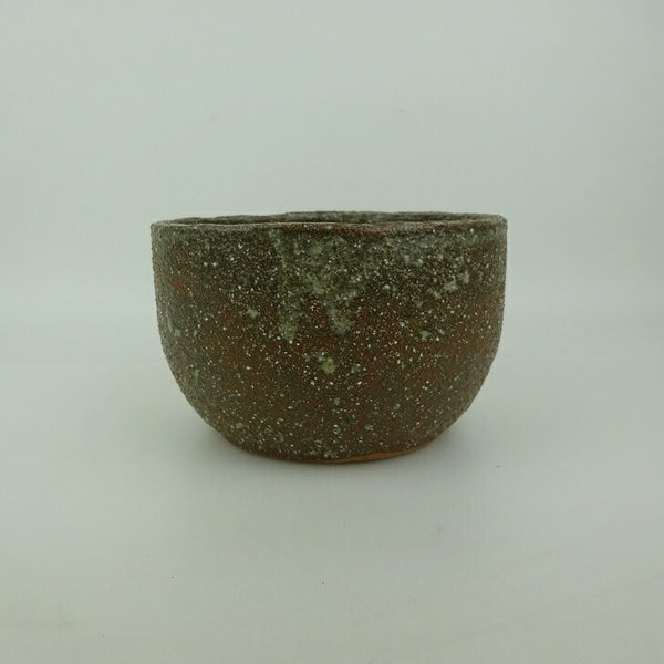 盆栽鉢 信楽焼 K 小型 長辺 約14.5cm 丸鉢 信楽 楽風 鉢 釉薬 観賞用  新品 t1198414401