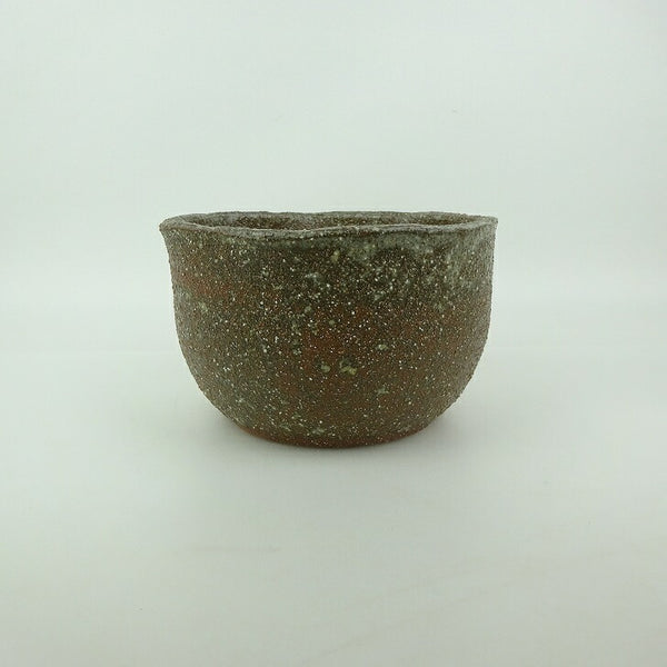 盆栽鉢 信楽焼 K 小型 長辺 約15cm 丸鉢 信楽 楽風 鉢 釉薬 観賞用  新品 k1198415101