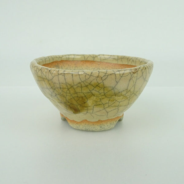 盆栽鉢 大山 大久保 欣三郎 小鉢 長辺 約7.8cm 丸鉢 釉薬  新品 t1198412567