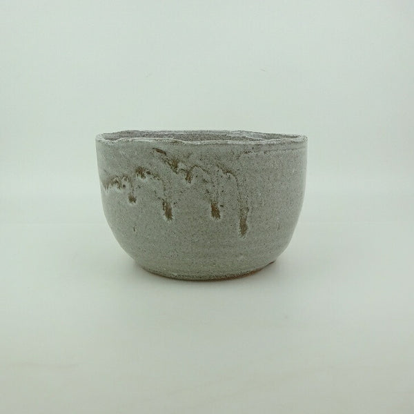 盆栽鉢 信楽焼 K 小型 長辺 約14.8cm 丸鉢 信楽 楽風 鉢 釉薬 観賞用  新品 h1198423885