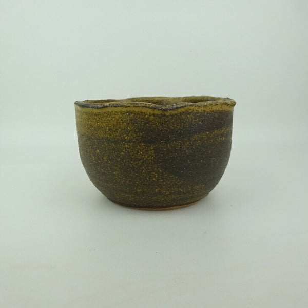 盆栽鉢 信楽焼 K 小型 長辺 約15cm 丸鉢 信楽 楽風 鉢 釉薬 観賞用  新品 d1198418491