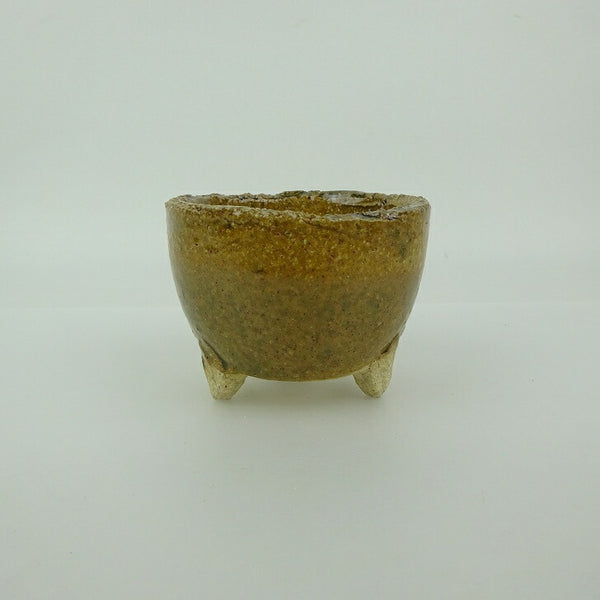 盆栽鉢 信楽焼 小鉢 長辺 約7.5cm 丸鉢 信楽 楽風 鉢 釉薬 観賞用  新品 s1198410092