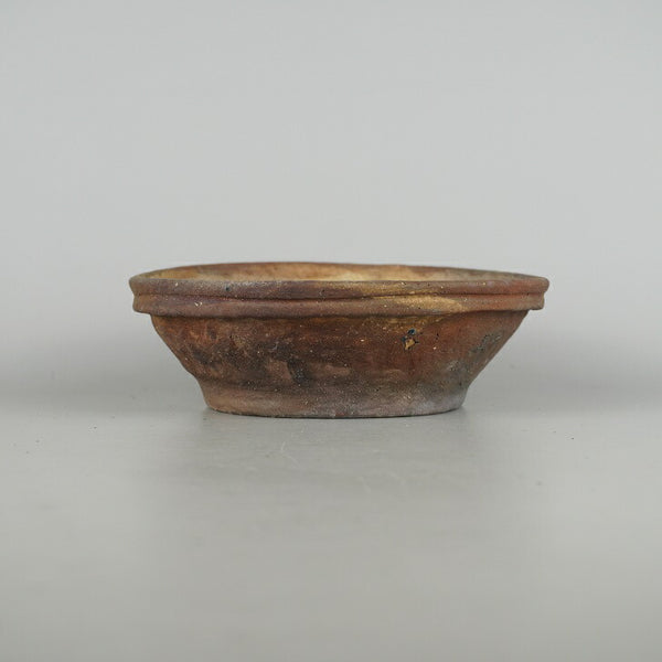 盆栽鉢 文山 越前文山 小型 長辺 約 17.8cm 鯖江園芸 丸鉢 縁付 泥物 w1198413115