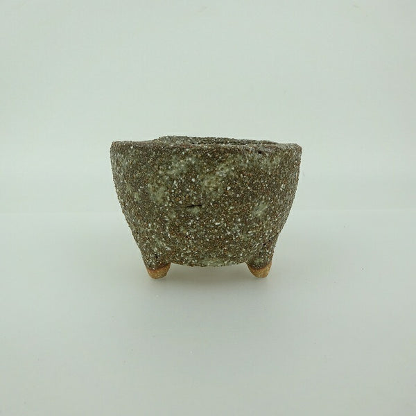 盆栽鉢 信楽焼 小鉢 長辺 約7.7cm 丸鉢 信楽 楽風 鉢 釉薬 観賞用  新品 h1198422244