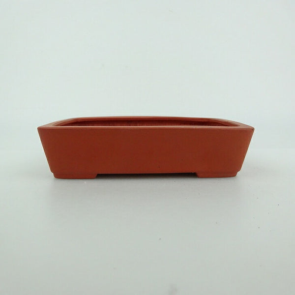 盆栽鉢 青香 小型 長辺 約11.7cm 長方鉢 泥物 q1198419250